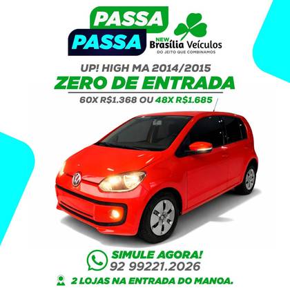 VOLKSWAGEN UP 1.0 MPI HIGH UP 12V FLEX 4P MANUAL VOLKSWAGEN UP 1.0 MPI HIGH UP 12V FLEX 4P MANUAL